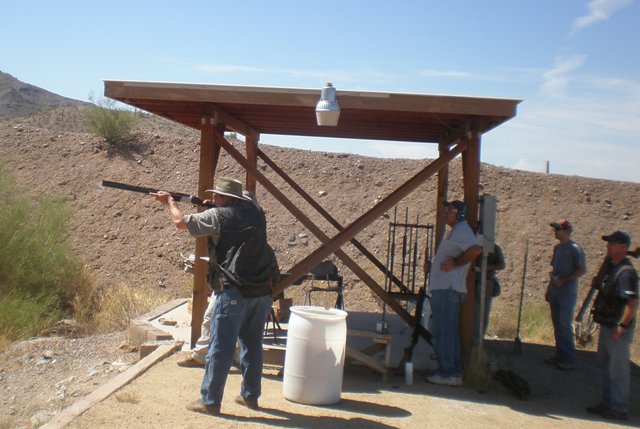 hunting rifle shoot